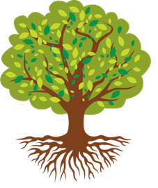 A tree with roots and leaves

Description automatically generated